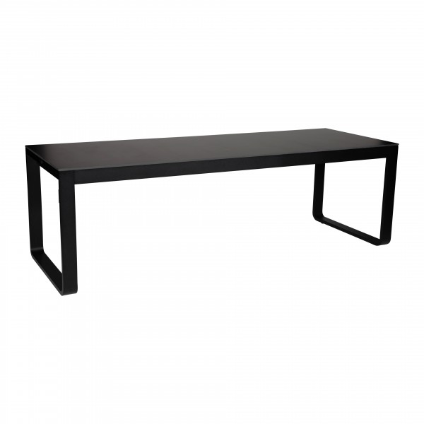 Dinnertisch Flow schwarz 230x80x74cm outdoor