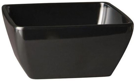 Bowl &quot;Pure Black&quot; Melamin 19x19cm