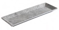 Tray &quot;Element&quot; 31x10,5cm Beton grau